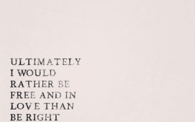 Getting Stuck in Our Rightness